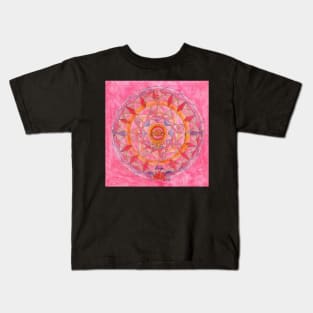 Waage Horoskop Mandala Produkte Kids T-Shirt